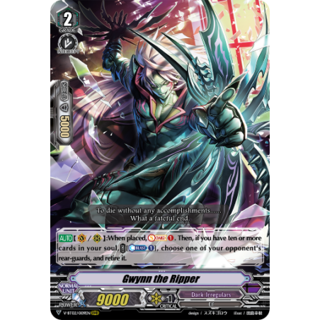 Vanguard_TCG_card_V-BT02_009EN_RRR_Gwynn_the_Ripper_Strongest_Team_AL4