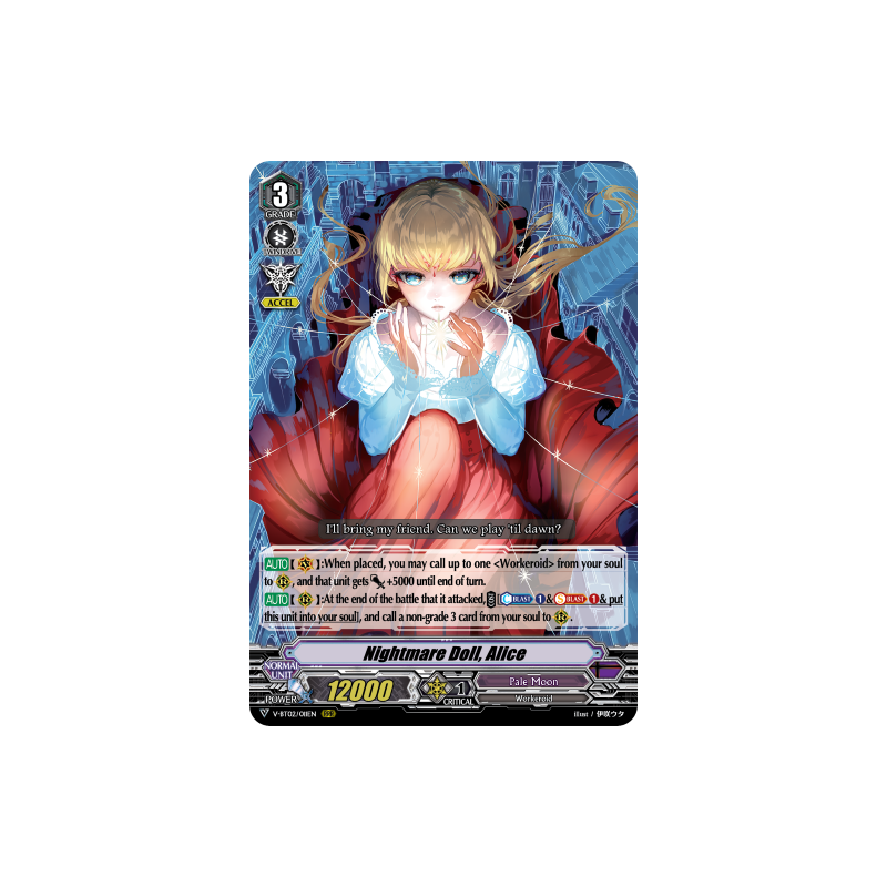 Vanguard_TCG_card_V-BT02_011EN_RRR_Nightmare_Doll_Alice_Strongest_Team_AL4