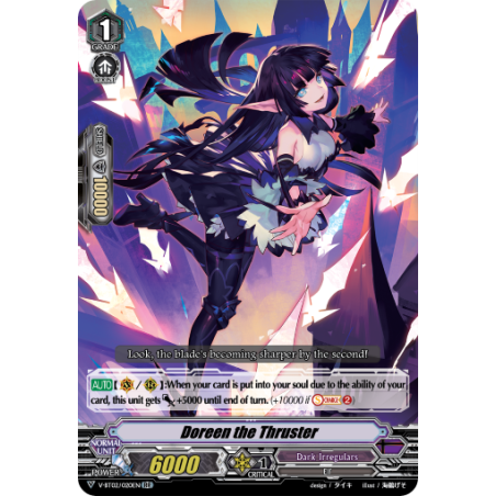 Vanguard_TCG_card_V-BT02_020EN_RR_Doreen_the_Thruster_Strongest_Team_AL4