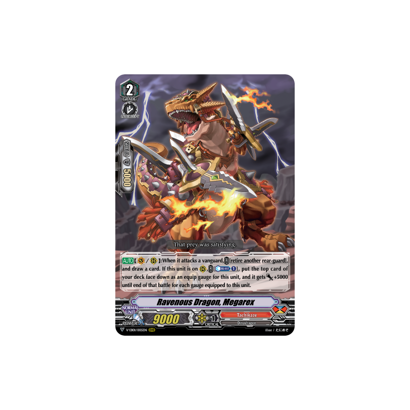 Vanguard_TCG_card_V-EB01_005EN_RRR_Ravenous_Dragon_Megarex_The_Destructive_Roar