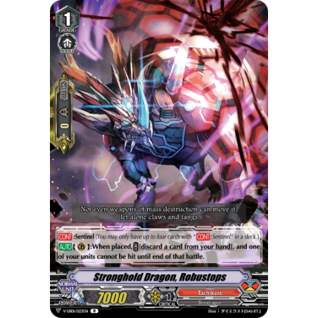 Vanguard_TCG_card_V-EB01_023EN_R_Stronghold_Dragon_Robustops_The_Destructive_Roar