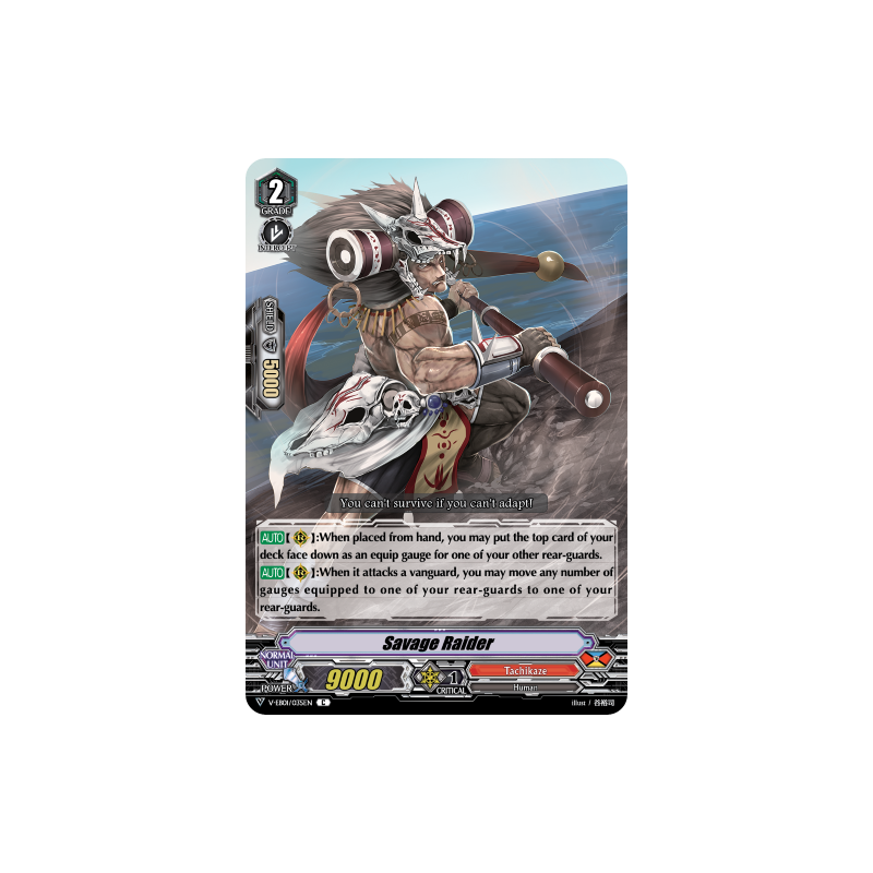 Vanguard_TCG_card_V-EB01_035EN_C_Savage_Raider_The_Destructive_Roar