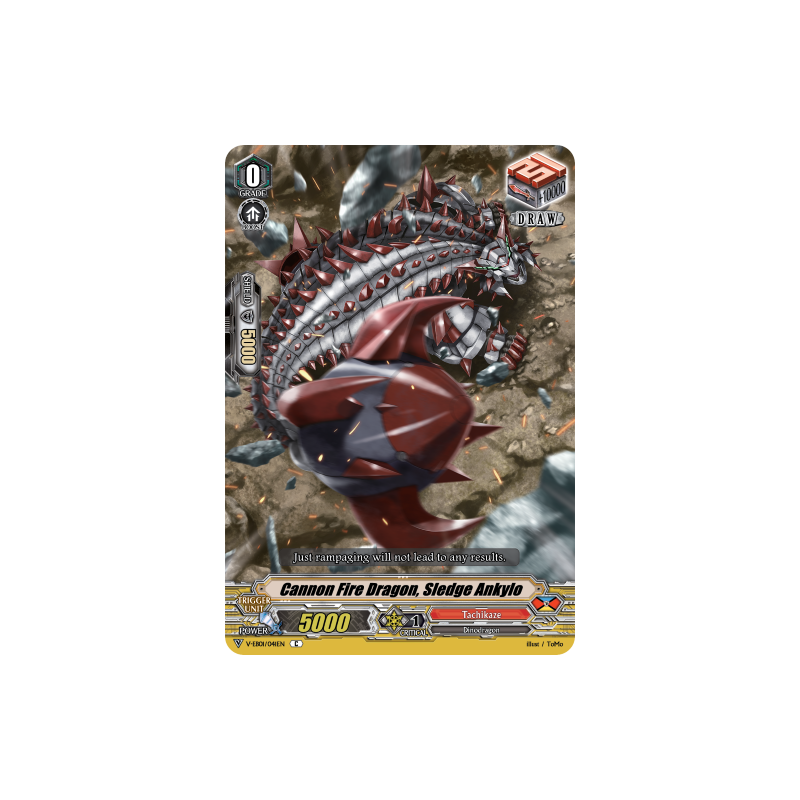 Vanguard_TCG_card_V-EB01_041EN_C_Cannon_Fire_Dragon_Sledge_Ankylo_The_Destructive_Roar