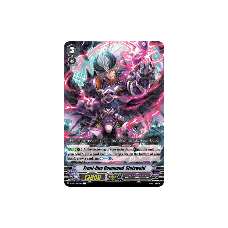 Vanguard_TCG_card_V-EB01_045EN_C_Front-line_Command_Sigiswald_The_Destructive_Roar
