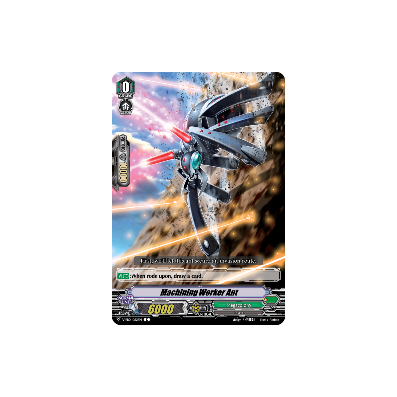 Vanguard_TCG_card_V-EB01_062EN_C_Machining_Worker_Ant_The_Destructive_Roar