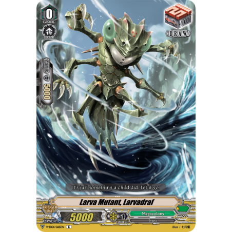 Vanguard_TCG_card_V-EB01_065EN_C_Larva_Mutant_Larvadraf_The_Destructive_Roar