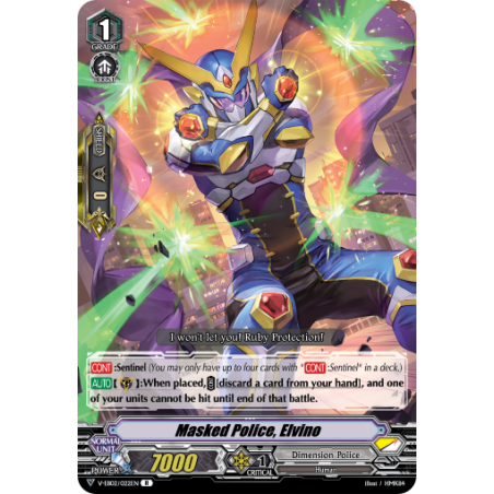 Vanguard_TCG_card_V-EB02_022EN_R_Masked_Police_Elvino_Champions_of_the_Asia_Circuit