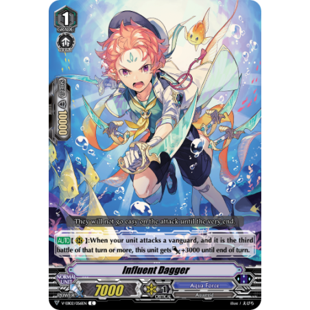 Vanguard_TCG_card_V-EB02_056EN_C_Influent_Dagger_Champions_of_the_Asia_Circuit