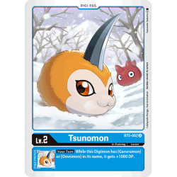 Digimon_TCG_BT5-002_Tsunomon_Uncommon_Battle_Of_Omni_Card_Game