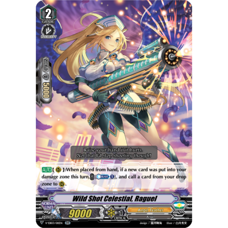 Vanguard_TCG_card_V-EB03_011EN_RR_Wild_Shot_Celestial_Raguel_ULTRARARE_MIRACLE_COLLECTION