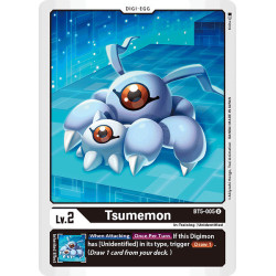 Digimon_TCG_BT5-005_Tsumemon_Uncommon_Battle_Of_Omni_Card_Game