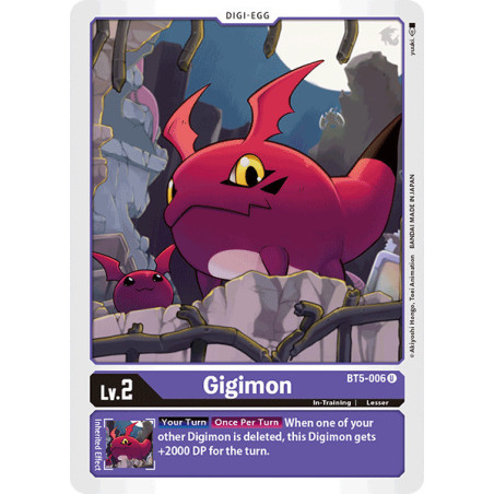 Digimon_TCG_BT5-006_Gigimon_Uncommon_Battle_Of_Omni_Card_Game