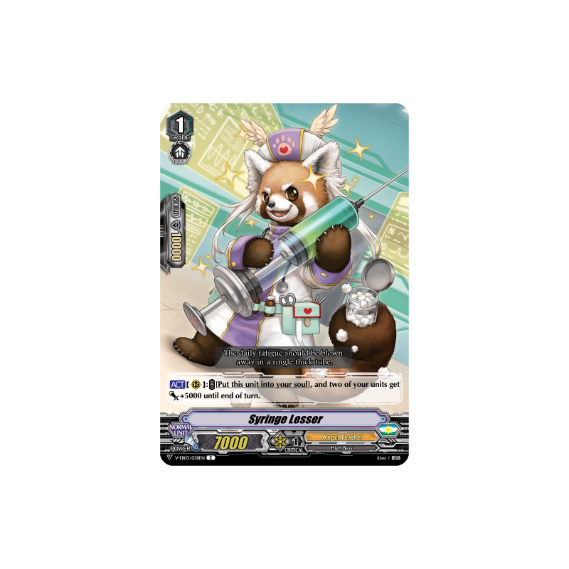 Vanguard_TCG_card_V-EB03_038EN_C_Syringe_Lesser_ULTRARARE_MIRACLE_COLLECTION