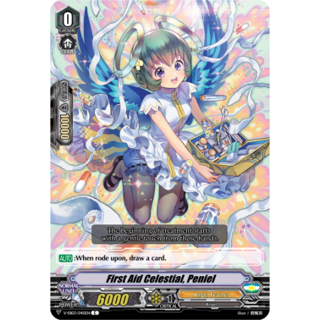 Vanguard_TCG_card_V-EB03_040EN_C_First_Aid_Celestial_Peniel_ULTRARARE_MIRACLE_COLLECTION