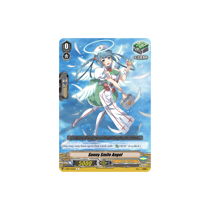 Vanguard_TCG_card_V-EB03_044EN_C_Sunny_Smile_Angel_ULTRARARE_MIRACLE_COLLECTION