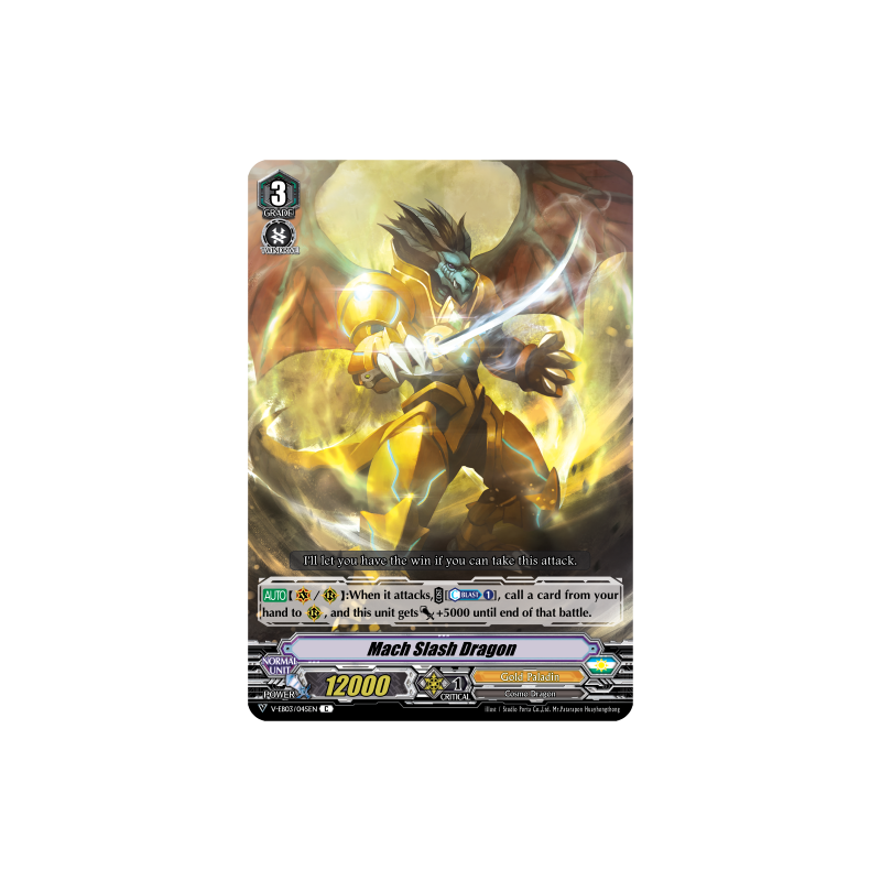 Vanguard_TCG_card_V-EB03_045EN_C_Mach_Slash_Dragon_ULTRARARE_MIRACLE_COLLECTION
