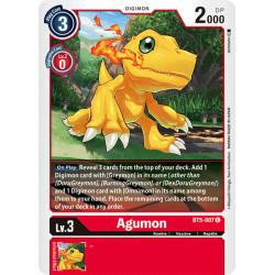 Digimon_TCG_BT5-007_Agumon_Common_Battle_Of_Omni_Card_Game