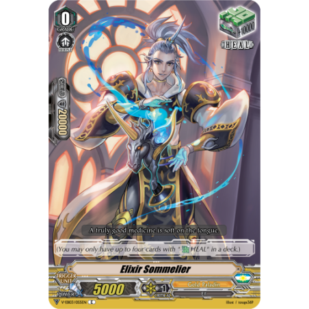 Vanguard_TCG_card_V-EB03_055EN_C_Elixir_Sommelier_ULTRARARE_MIRACLE_COLLECTION