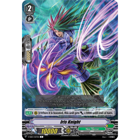 Vanguard_TCG_card_V-EB03_057EN_C_Iris_Knight_ULTRARARE_MIRACLE_COLLECTION