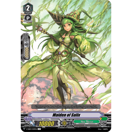 Vanguard_TCG_card_V-EB03_059EN_C_Maiden_of_Salix_ULTRARARE_MIRACLE_COLLECTION