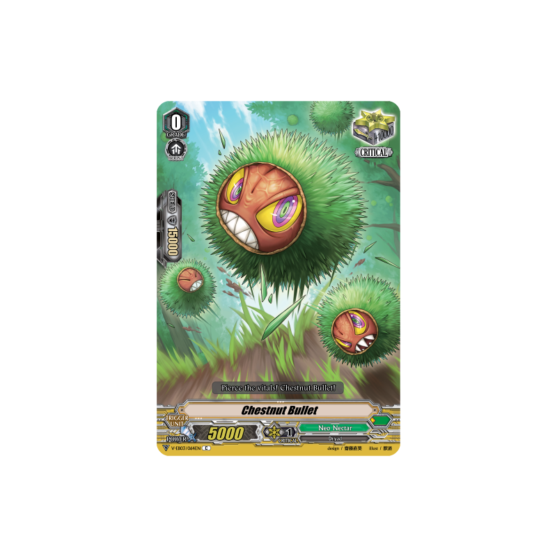 Vanguard_TCG_card_V-EB03_064EN_C_Chestnut_Bullet_ULTRARARE_MIRACLE_COLLECTION