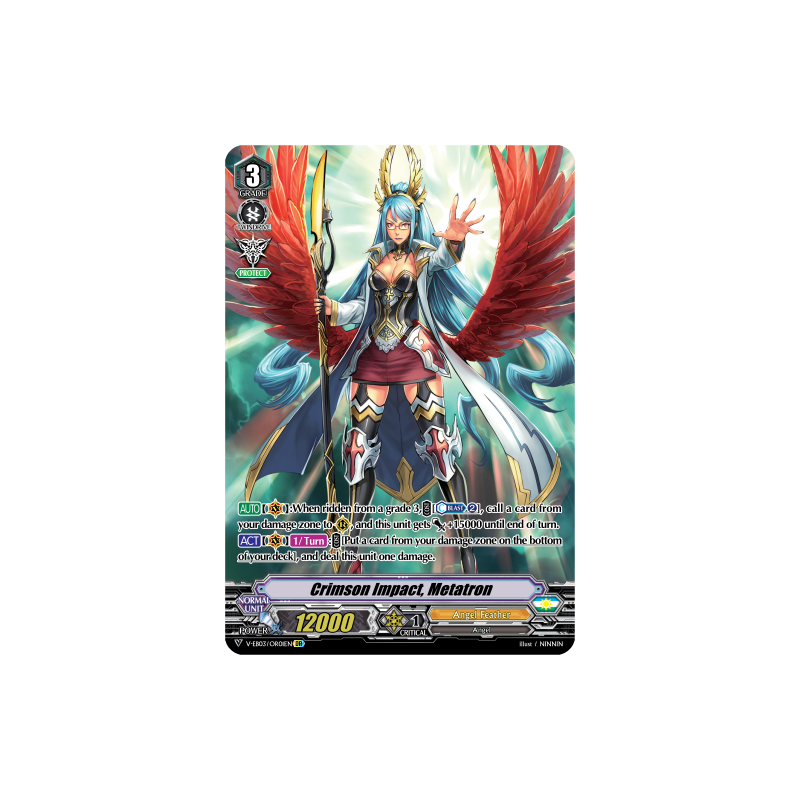 Vanguard_TCG_card_V-EB03_OR01EN_OR_Crimson_Impact_Metatron_ULTRARARE_MIRACLE_COLLECTION