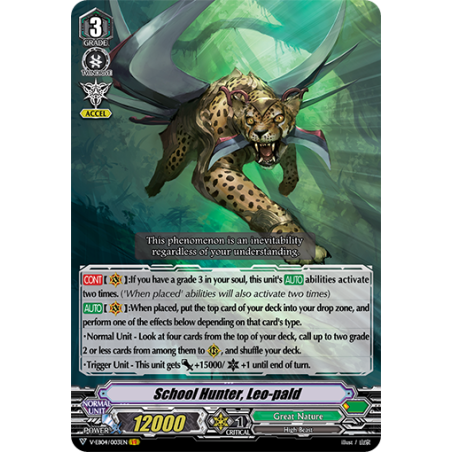 Vanguard_TCG_card_V-EB04_003EN_VR_School_Hunter_Leo-pald_The_Answer_of_Truth