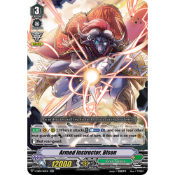 Vanguard_TCG_card_V-EB04_015EN_RR_Armed_Instructor_Bison_The_Answer_of_Truth