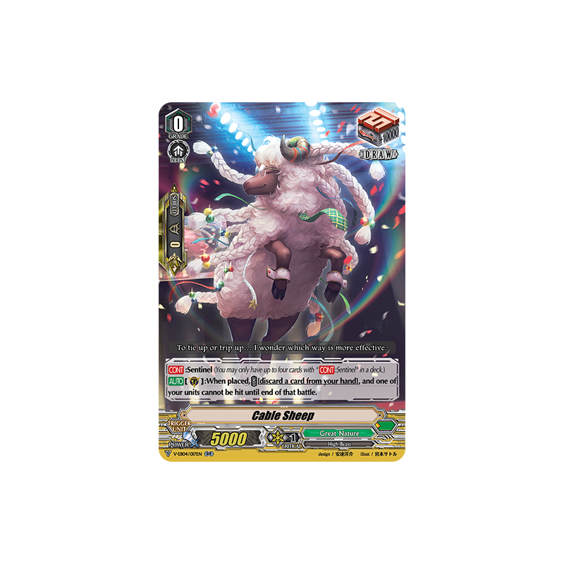 Vanguard_TCG_card_V-EB04_017EN_RR_Cable_Sheep_The_Answer_of_Truth