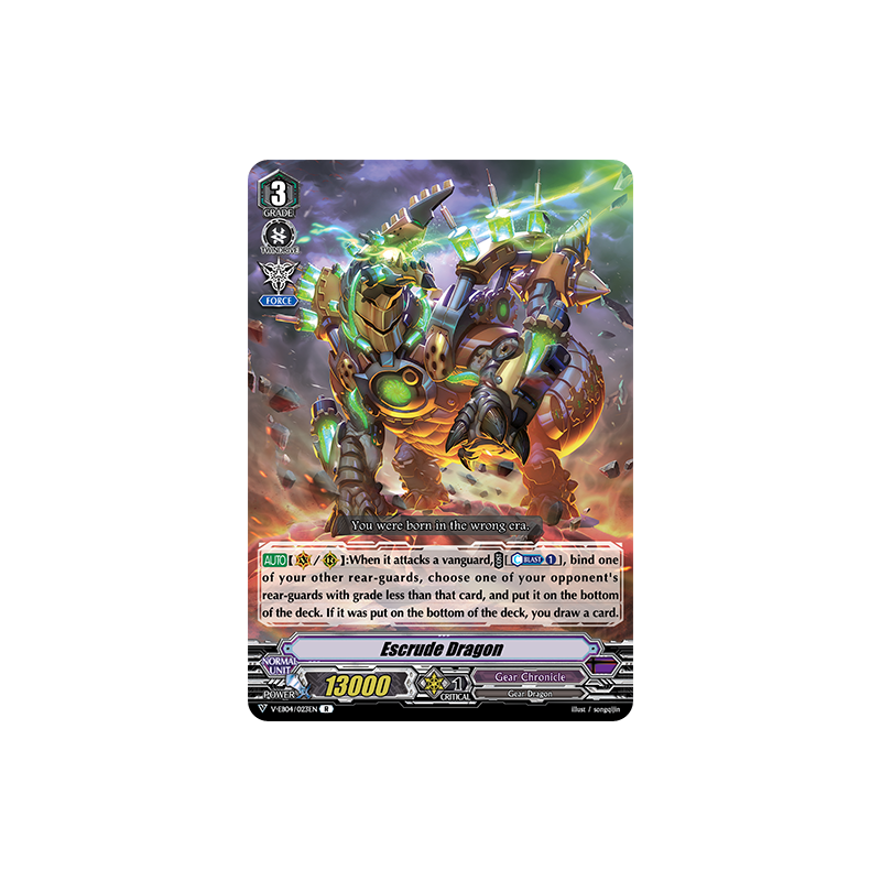 Vanguard_TCG_card_V-EB04_023EN_R_Escrude_Dragon_The_Answer_of_Truth