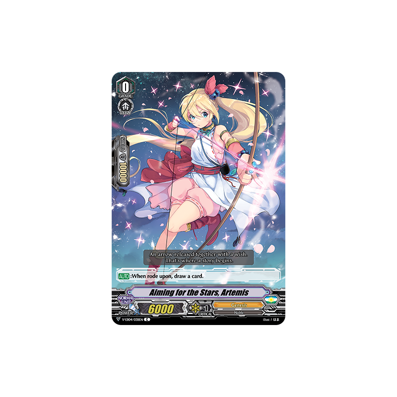 Vanguard_TCG_card_V-EB04_038EN_C_Aiming_for_the_Stars_Artemis_The_Answer_of_Truth
