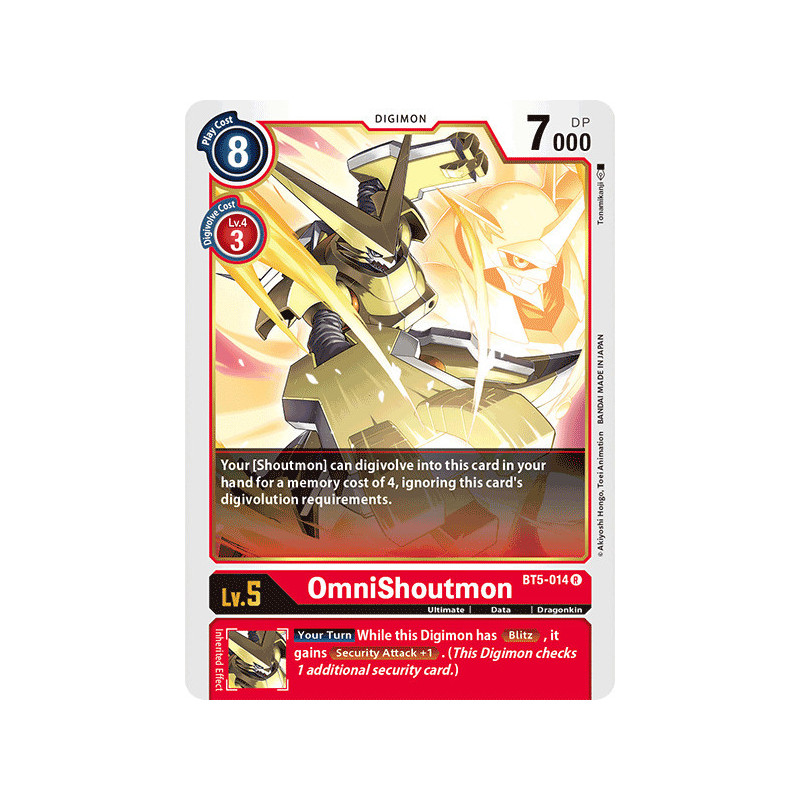Digimon_TCG_BT5-014_OmniShoutmon_Rare_Battle_Of_Omni_Card_Game