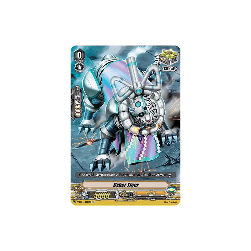 Vanguard_TCG_card_V-EB04_040EN_C_Cyber_Tiger_The_Answer_of_Truth