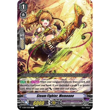 Vanguard_TCG_card_V-EB04_050EN_C_Steam_Fighter_Memenne_The_Answer_of_Truth