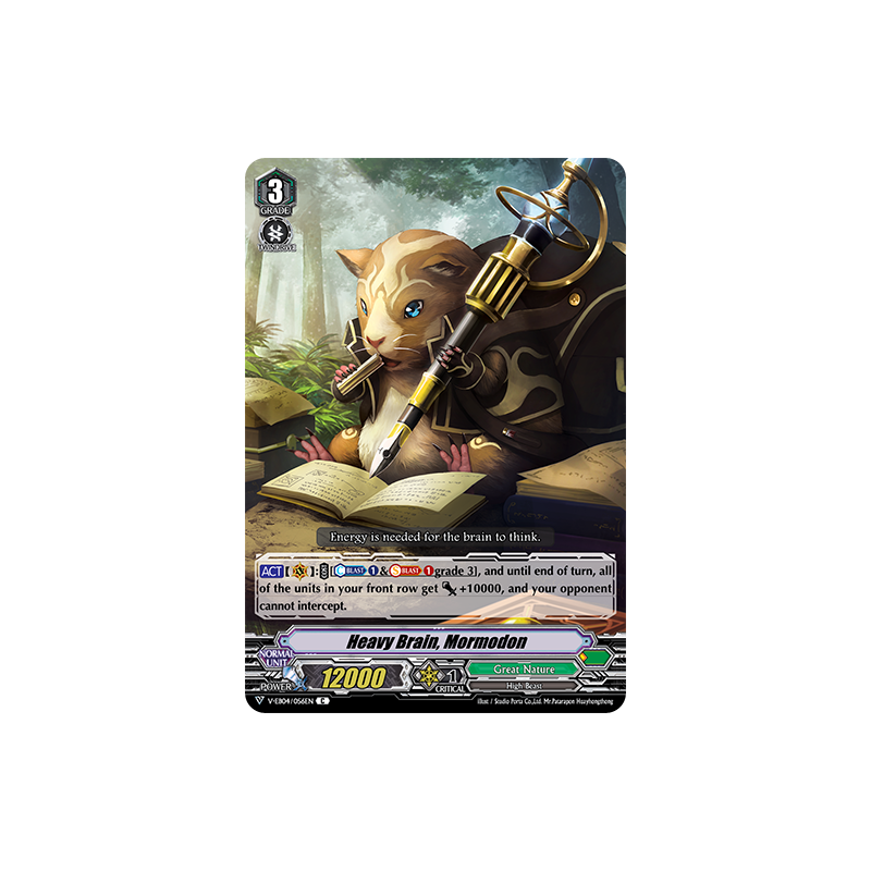 Vanguard_TCG_card_V-EB04_056EN_C_Heavy_Brain_Mormodon_The_Answer_of_Truth