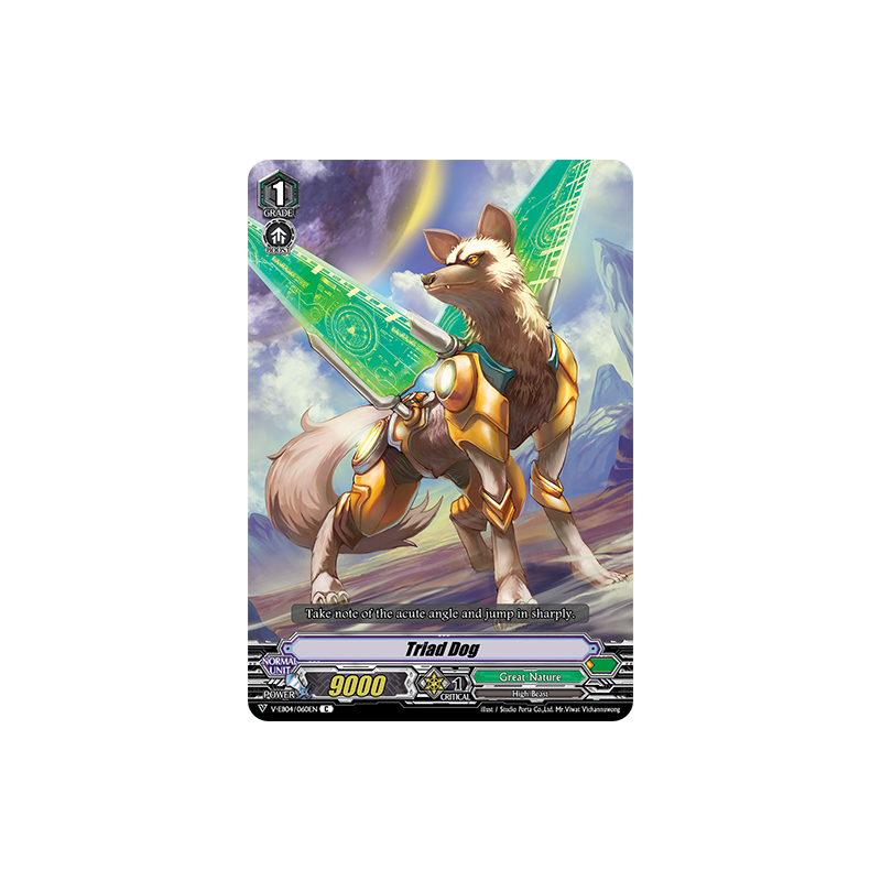 Vanguard_TCG_card_V-EB04_060EN_C_Triad_Dog_The_Answer_of_Truth