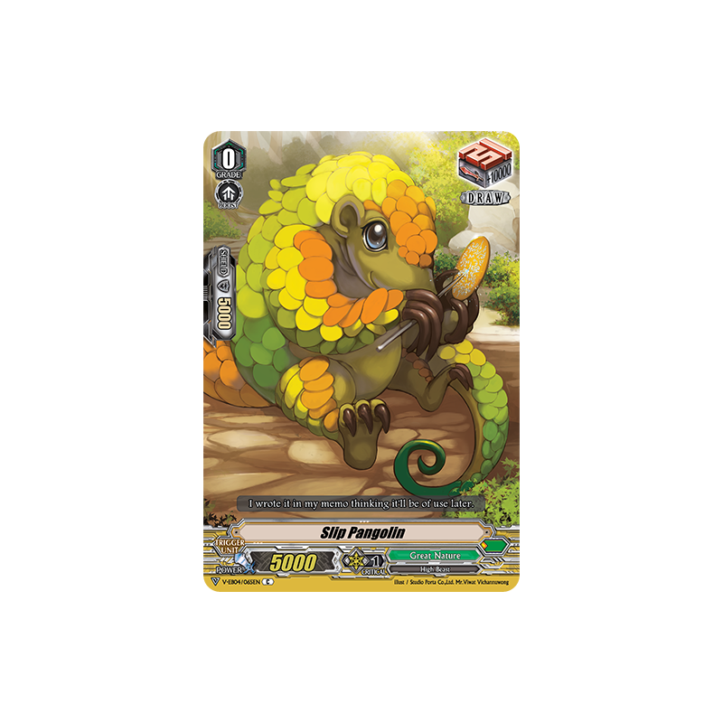Vanguard_TCG_card_V-EB04_065EN_C_Slip_Pangolin_The_Answer_of_Truth