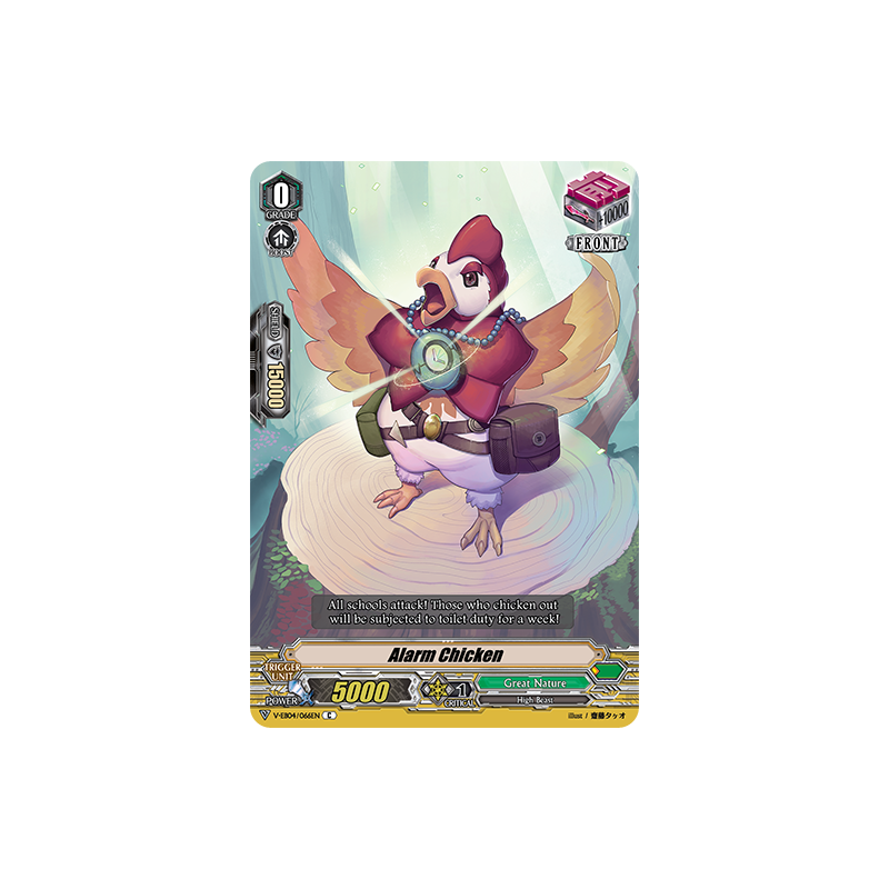 Vanguard_TCG_card_V-EB04_066EN_C_Alarm_Chicken_The_Answer_of_Truth