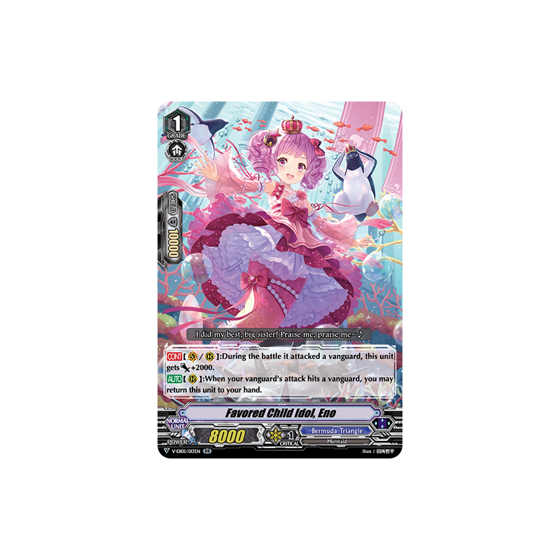 Vanguard_TCG_card_V-EB05_013EN_RR_Favored_Child_Idol_Eno_Primary_Melody