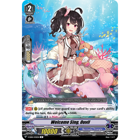 Vanguard_TCG_card_V-EB05_032EN_C_Welcome_Sing_Ouvil_Primary_Melody