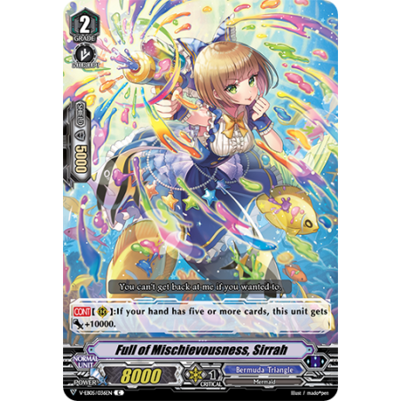 Vanguard_TCG_card_V-EB05_036EN_C_Full_of_Mischievousness_Sirrah_Primary_Melody