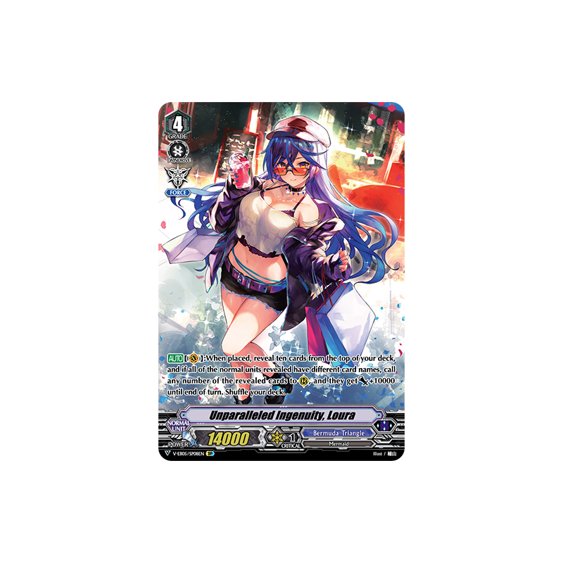 Vanguard_TCG_card_V-EB05_SP08EN_SP_Unparalleled_Ingenuity_Loura_Primary_Melody