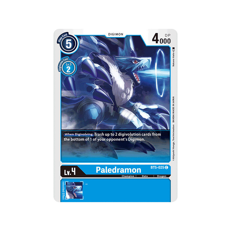 Digimon_TCG_BT5-025_Paledramon_Common_Battle_Of_Omni_Card_Game