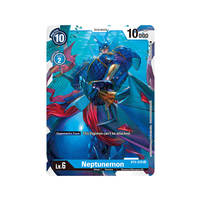 Digimon_TCG_BT5-030_Neptunemon_Uncommon_Battle_Of_Omni_Card_Game