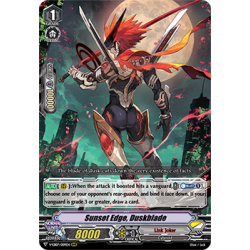 Vanguard_TCG_card_V-EB07_009EN_RRR_Sunset_Edge_Duskblade_The_Heroic_Evolution