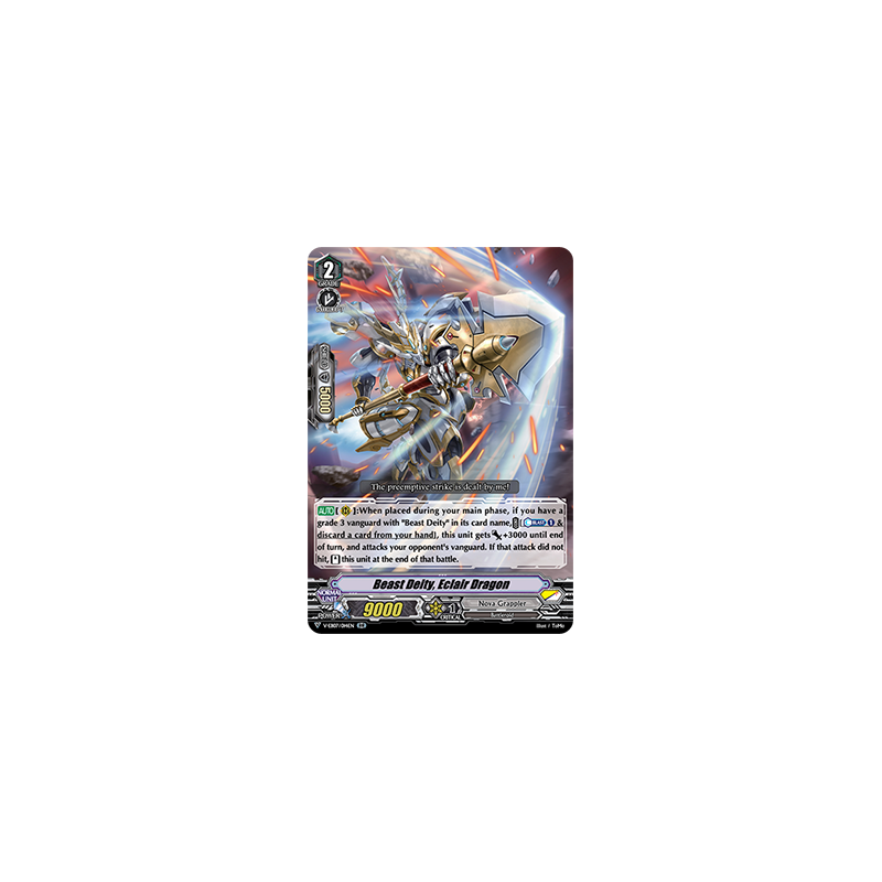 Vanguard_TCG_card_V-EB07_014EN_RR_Beast_Deity_Eclair_Dragon_The_Heroic_Evolution