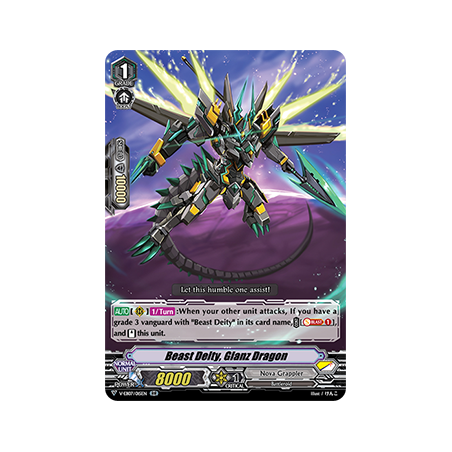 Vanguard_TCG_card_V-EB07_015EN_RR_Beast_Deity_Glanz_Dragon_The_Heroic_Evolution