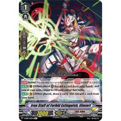 Vanguard_TCG_card_V-EB07_033EN_R_Iron_Staff_of_Forbid_Extinguish_Ilinvert_The_Heroic_Evolution