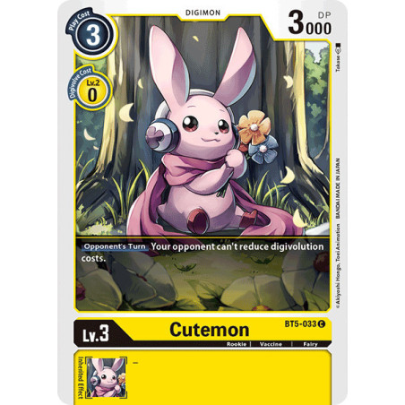 Digimon_TCG_BT5-033_Cutemon_Common_Battle_Of_Omni_Card_Game