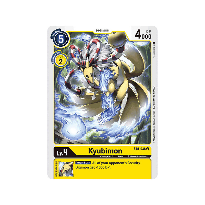 Digimon_TCG_BT5-038_Kyubimon_Common_Battle_Of_Omni_Card_Game